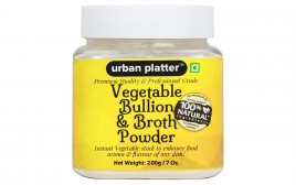 Urban Platter Vegetable Bullion & Broth Powder  Glass Jar  200 grams
